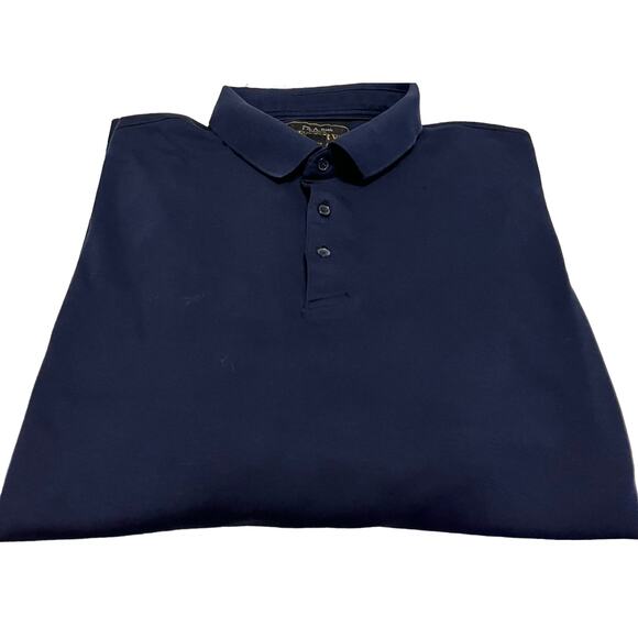 JOS. A. BANK RESERVE POLO SHIRT, MENS, XXL TRADITION FIT, NAVY BLUE, GOLF SPORTS - Picture 4 of 11